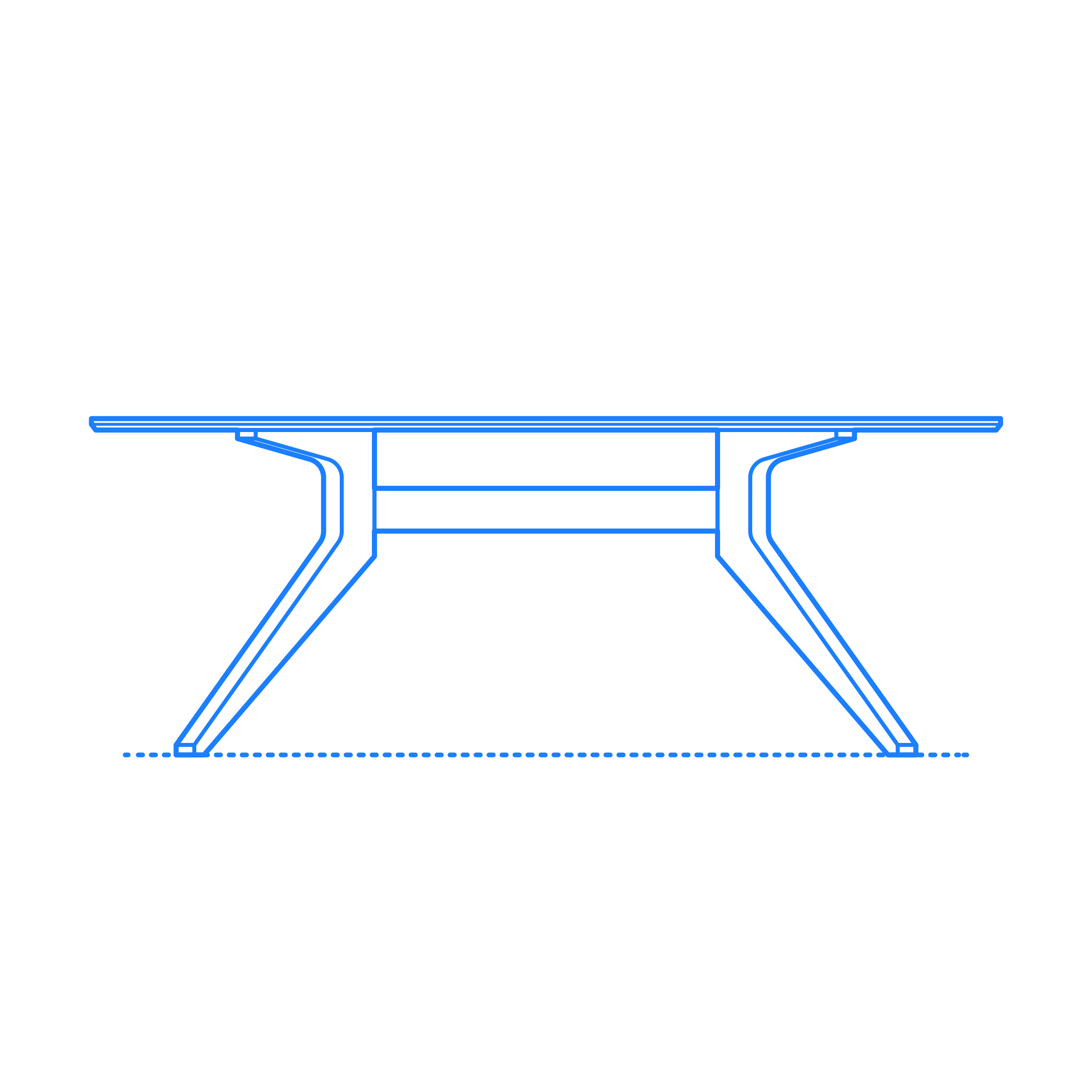 Furniture Dining Tables Cross Table Fixed Outline Svg File Free Vectors